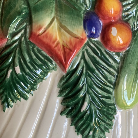 Fitz & Floyd Classics Jolly Ole St. Nick Fruited Bowl With lid Retired - Picture 10 of 10